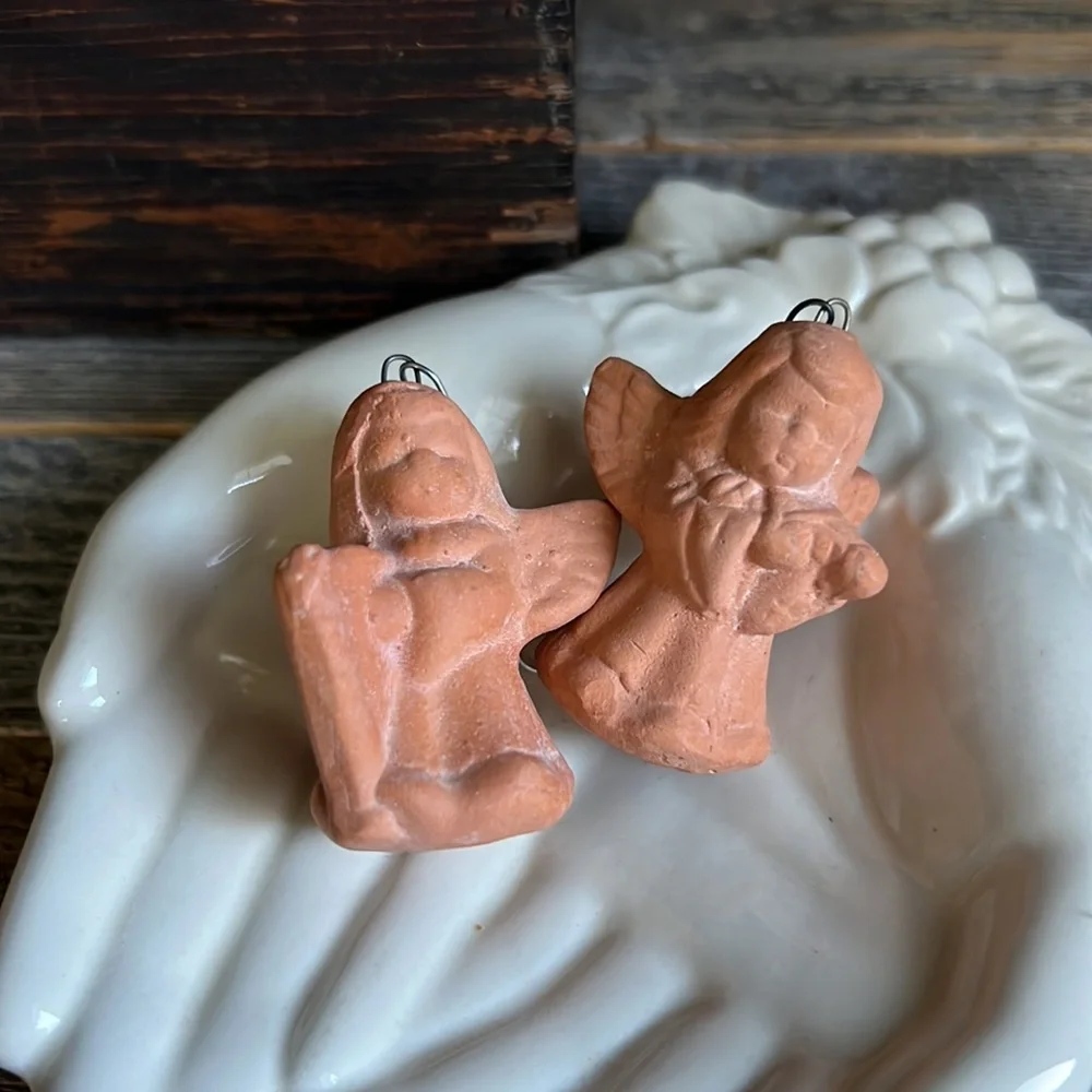 (2)Mini Terracotta Angels - Picture 9 of 9